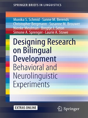 cover image of Designing Research on Bilingual Development